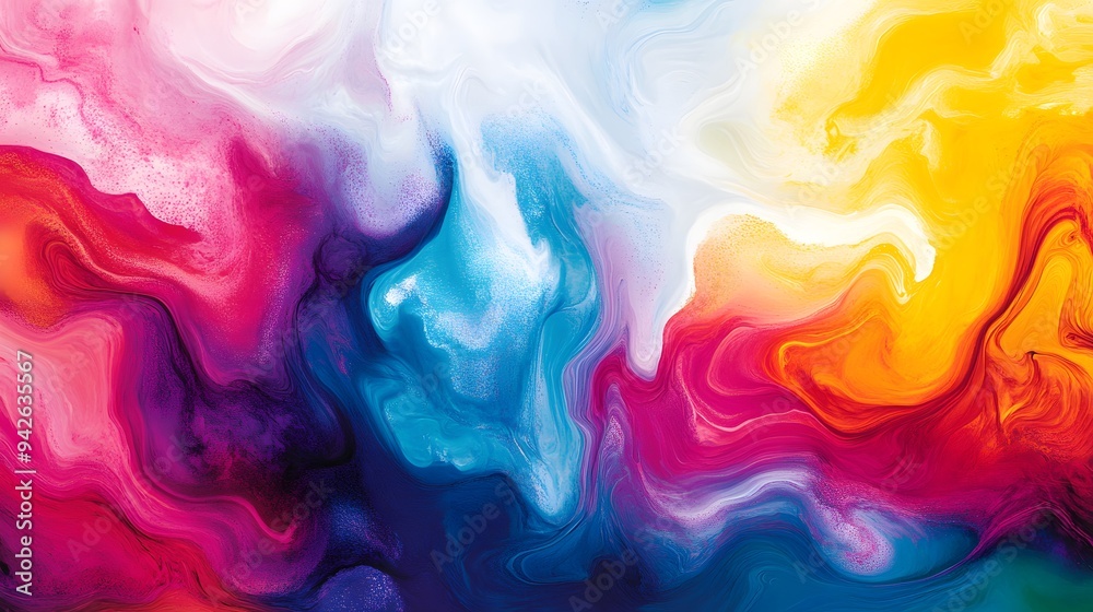Vibrant Wavy Patterns and Fluid Shapes Abstract Art - Colorful Wallpaper Design for Dynamic Creative Projects Vibrant Wavy Patterns and Fluid Shapes Abstract Art - Colorful Wallpaper Design for Dynamic Creative Projects