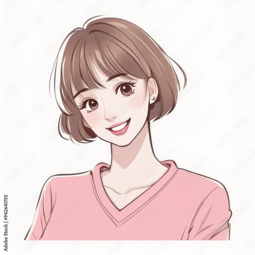 女性・女の子のイラスト素材 女性・女の子のイラスト素材