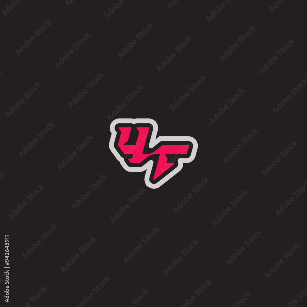 YF letter cool esport concept bold sporty gaming style dynamic line monogram logo YF letter cool esport concept bold sporty gaming style dynamic line monogram logo