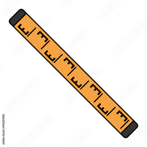 Measuring Survey Tool Illustration Perfect for designs with topographical surveyors and engineering themes