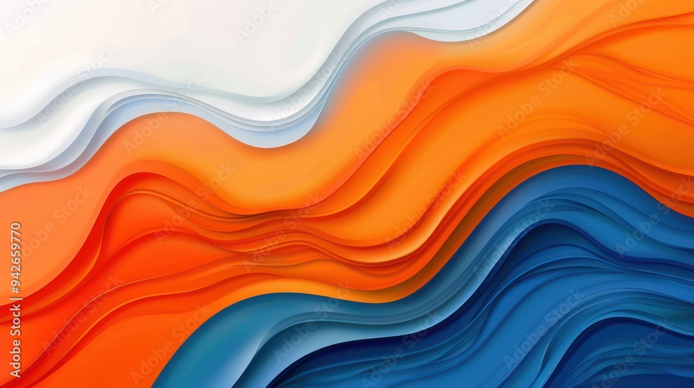Abstract Colorful Wavy Background Abstract Colorful Wavy Background