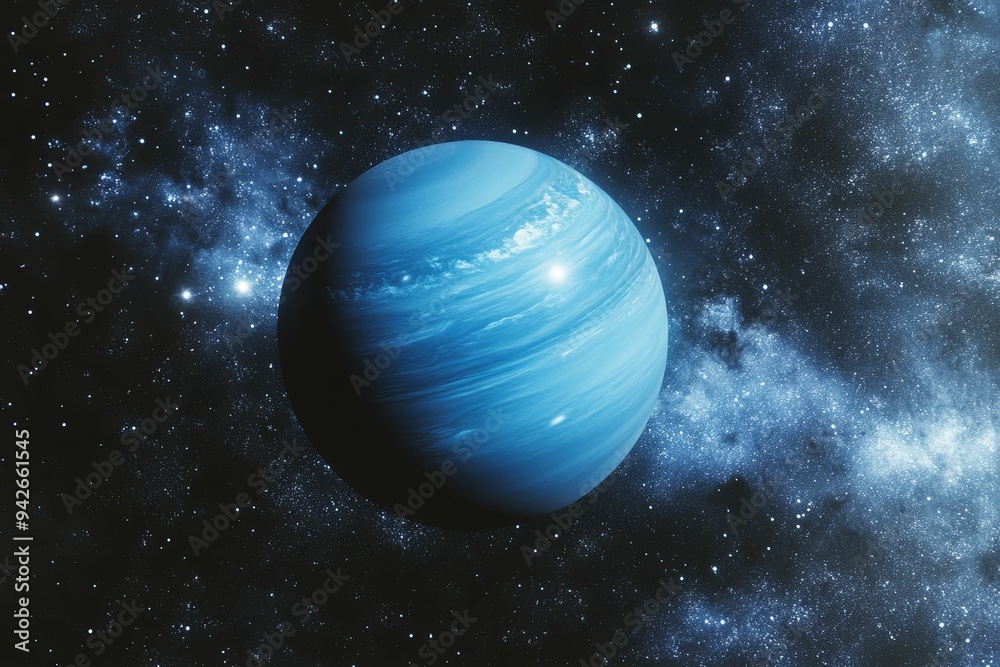 Neptune in galaxy astronomy universe outdoors. Neptune in galaxy astronomy universe outdoors.