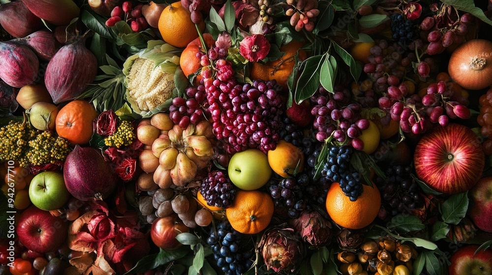 Fruits exotic healthy eating. Generative AI Fruits exotic healthy eating. Generative AI