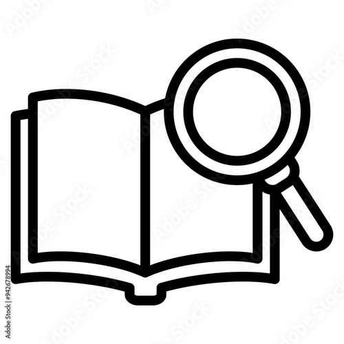 Investigation  Icon Element For Design