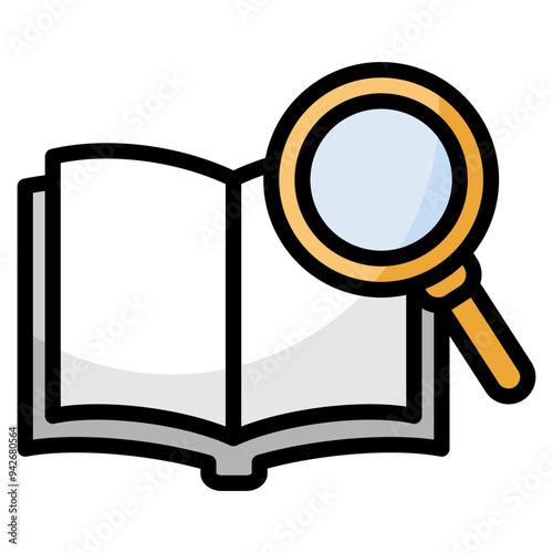 Investigation  Icon Element For Design