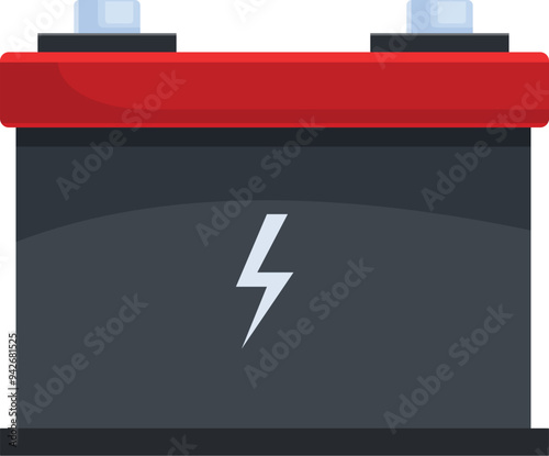Powerful accumulator is providing energy for electronic devices, ensuring their uninterrupted operation