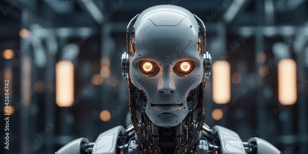 future of medical science with robot theme front view showcasing innovation and technology cybernetic. future of medical science with robot theme front view showcasing innovation and technology cybernetic.