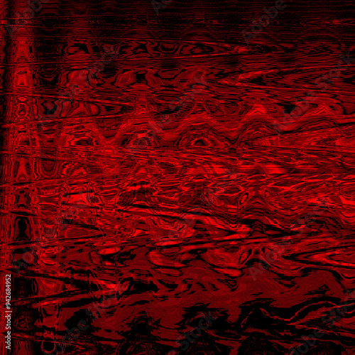 red background