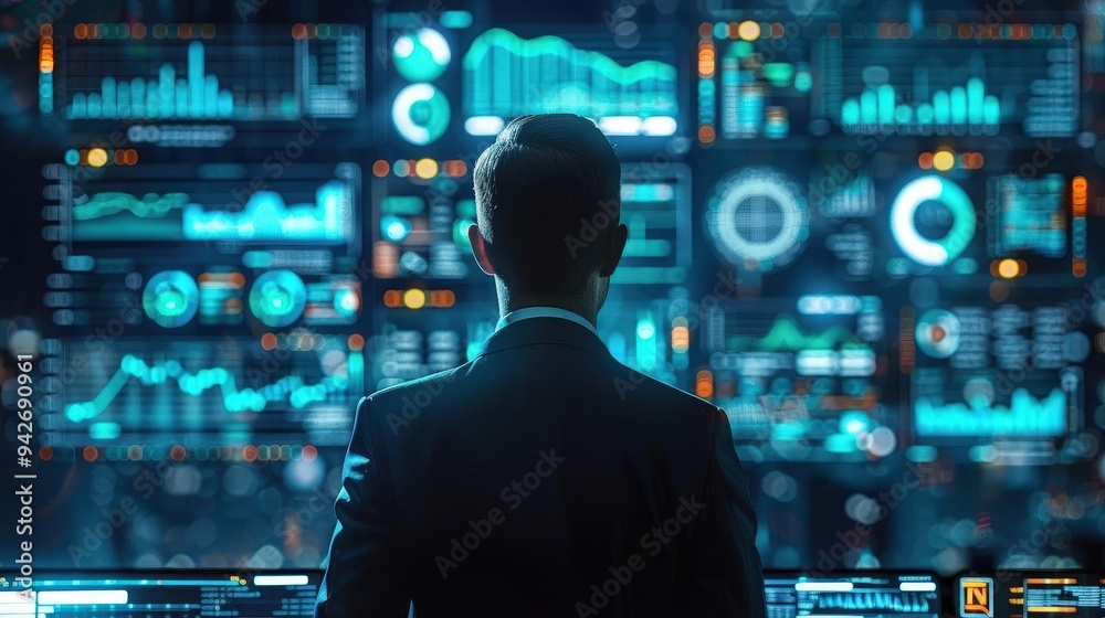 Holographic financial advisor, symbolizing AIdriven personal finance Holographic financial advisor, symbolizing AIdriven personal finance