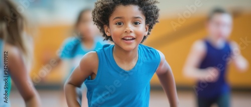 Kids Running Indoors