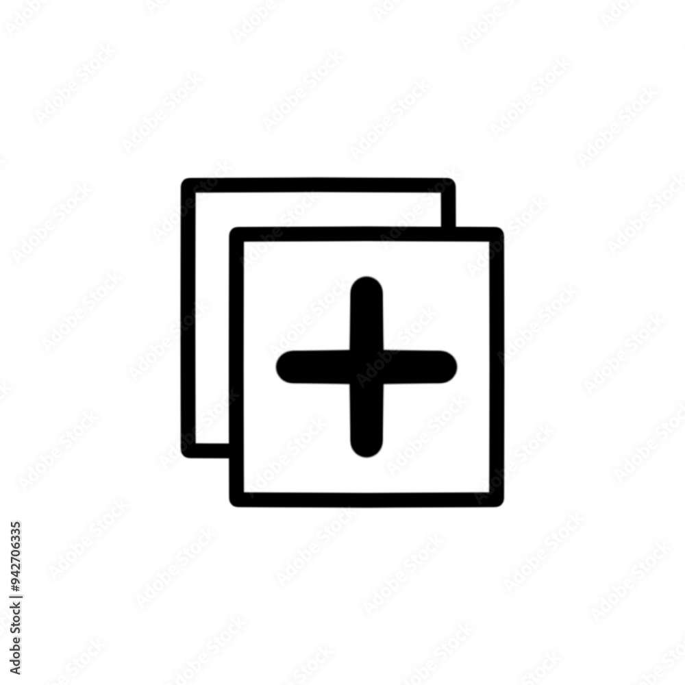 add copy icon vector illustration Flat icon isolated on white. Upload document icon. New document. add copy icon vector illustration Flat icon isolated on white. Upload document icon. New document.