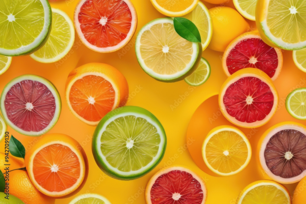 citrus fruits background