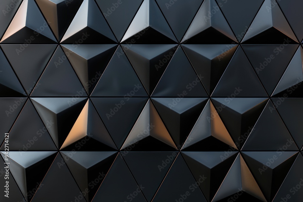 Abstract Geometric Pattern with Triangles Abstract Geometric Pattern with Triangles