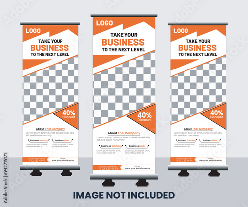 Unique and quality Corporate roll up banner design template , advertisement, pull up, background, vector illustration and display banner for your Corporate business