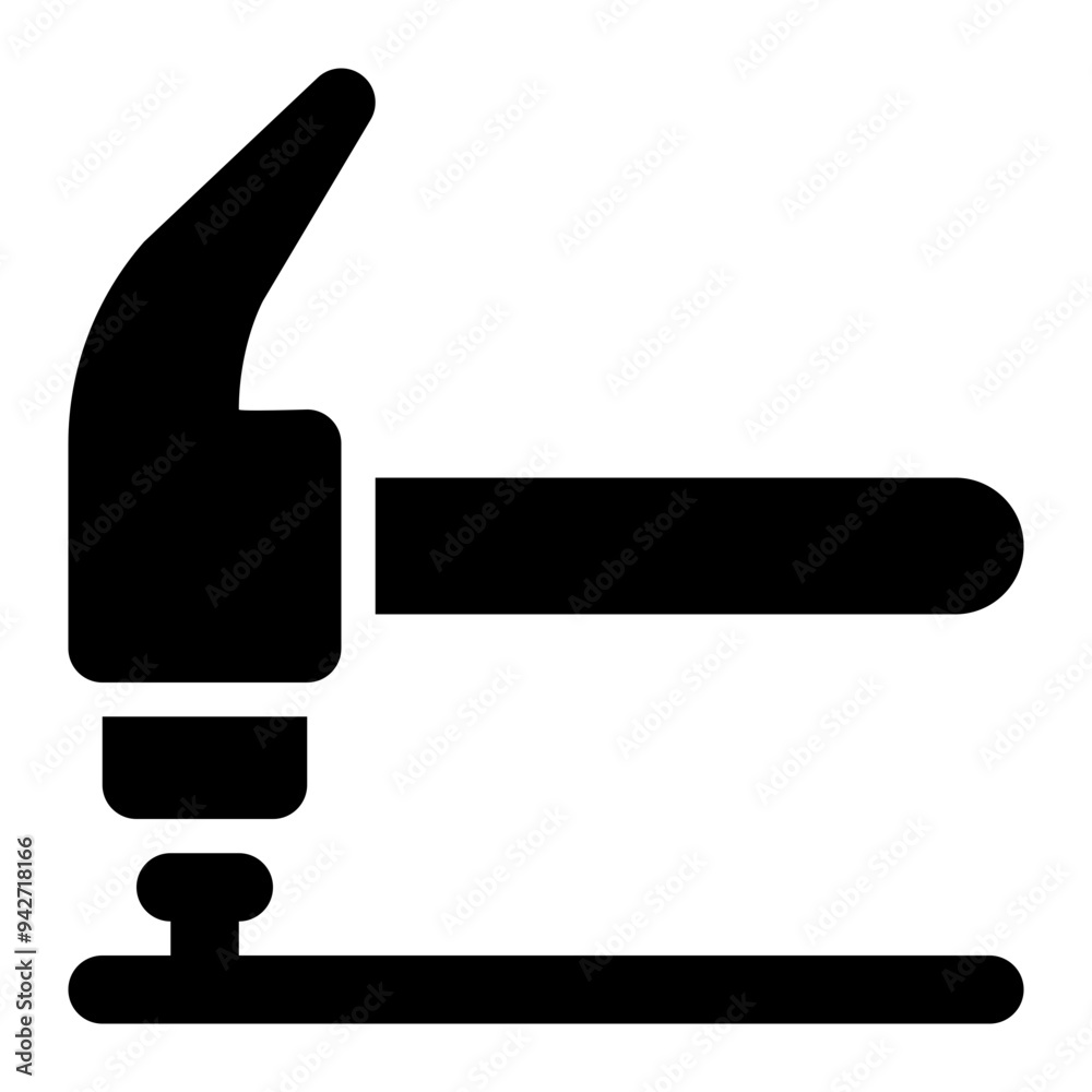 hammer, hammering, tools, equipment, construction solid or glyph icon hammer, hammering, tools, equipment, construction solid or glyph icon
