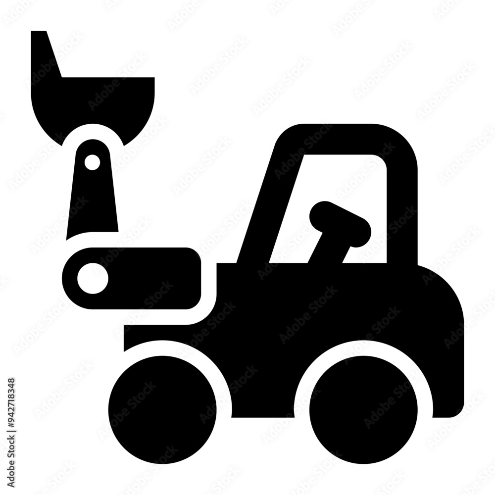 loader, wheel loader, construction vehicle, vehicle, excavator, backhoe solid or glyph icon loader, wheel loader, construction vehicle, vehicle, excavator, backhoe solid or glyph icon
