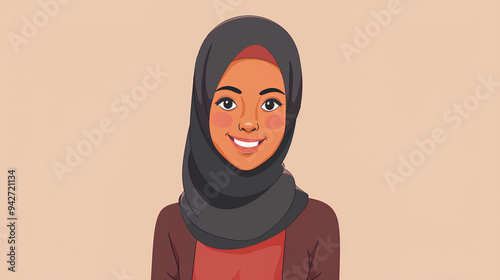 world hijab day women animation