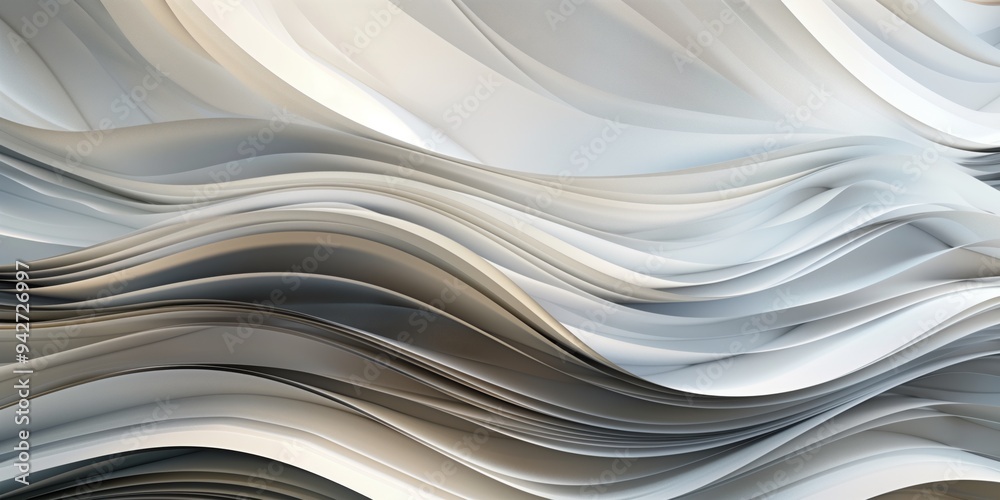 Abstract background with waves and gray gradient backdrop. Abstract background with waves and gray gradient backdrop.