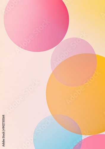 Wallpaper Mural Abstract color gradient soft color transition organic geometry pattern background Torontodigital.ca