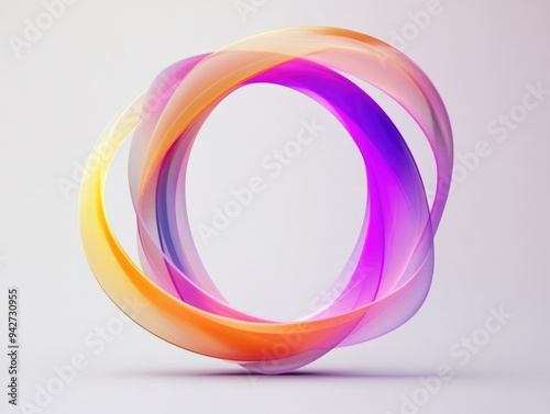 Abstract color gradient soft color transition organic geometry pattern background