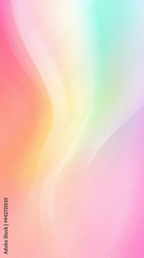 Obraz premium Abstract color gradient soft color transition organic geometry pattern background