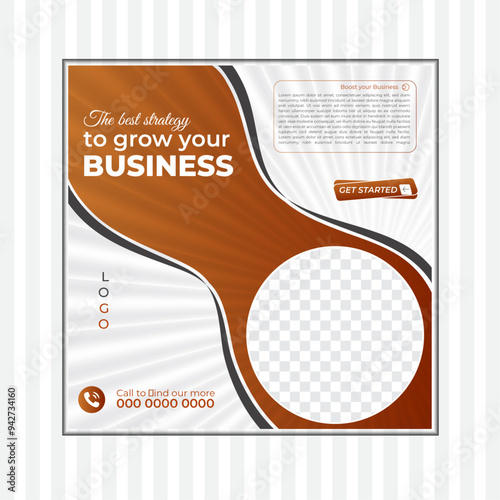 Corporate business social media posts new design 
