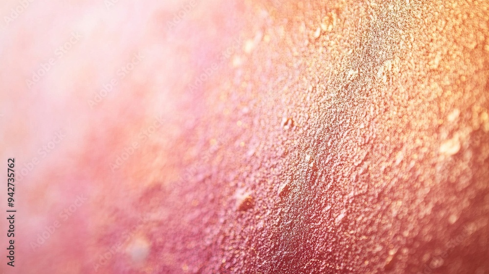 Fototapeta premium Pink, Rose gold gradient blur background of bronze elegance metallic plate texture glitter pink wallpaper. Rose gold surface.