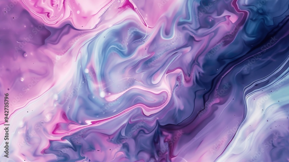Abstract fluid art with swirls of pink, purple, and blue hues creating a vibrant, flowing texture. Ideal for backgrounds, digital art, or creative projects needing an artistic touch. Abstract fluid art with swirls of pink, purple, and blue hues creating a vibrant, flowing texture. Ideal for backgrounds, digital art, or creative projects needing an artistic touch.