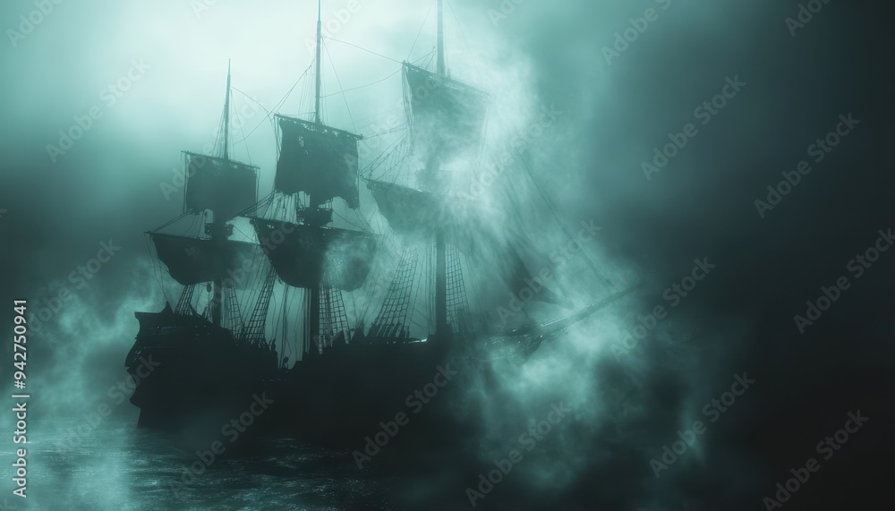 Ghostly Galleon: A Shrouded Voyage Through the Mist Ghostly Galleon: A Shrouded Voyage Through the Mist