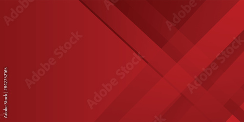 Banner background abstract, colorful, red gradations, slash abstract, memphis, modern red