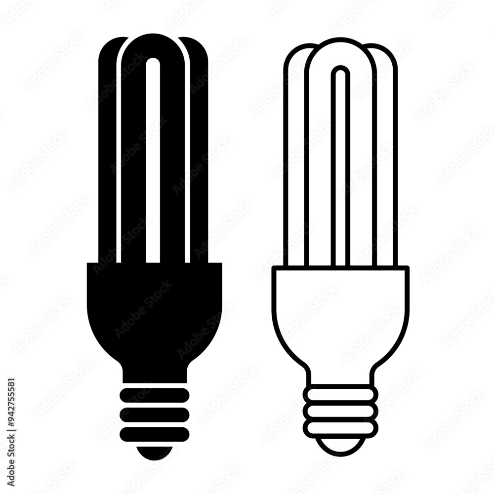 Light bulb black line icons set on white background. Idea symbol. Electric lamp, light, innovation, solution, creative thinking, electricity. Outline, flat and colored style. Flat design. Light bulb black line icons set on white background. Idea symbol. Electric lamp, light, innovation, solution, creative thinking, electricity. Outline, flat and colored style. Flat design.