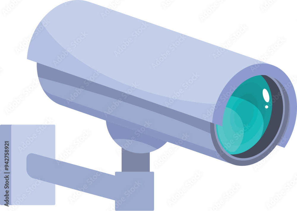 Modern cctv camera is monitoring the area, providing security and peace of mind Modern cctv camera is monitoring the area, providing security and peace of mind
