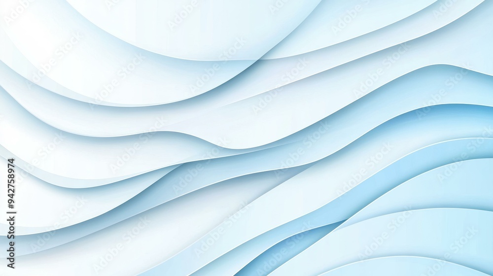 Modern flat illustration featuring a subtle, wavy pattern in pale blue, perfect for a clean and stylish background design. Modern flat illustration featuring a subtle, wavy pattern in pale blue, perfect for a clean and stylish background design.