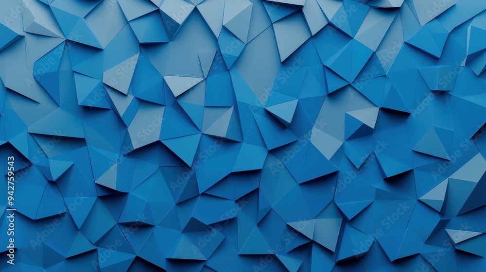 A vibrant blue polygonal abstract background featuring dynamic triangles. Perfect for modern design and creative projects. A vibrant blue polygonal abstract background featuring dynamic triangles. Perfect for modern design and creative projects.