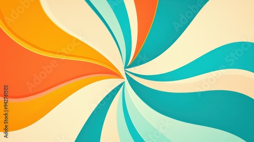 Explore vibrant s retro colors with abstract swirls, sunbursts, and spunky vintage patterns to elevate your design projects.