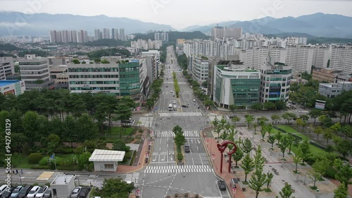 도시의 교통 풍경