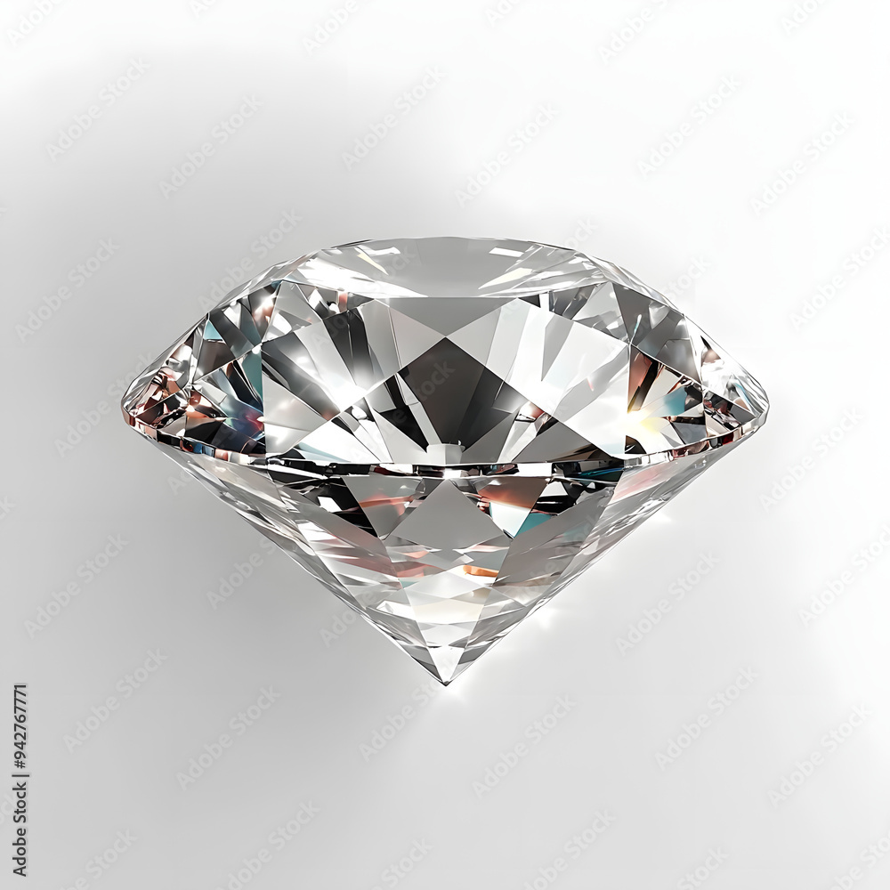 Shiny diamond gem isolated on white background Shiny diamond gem isolated on white background
