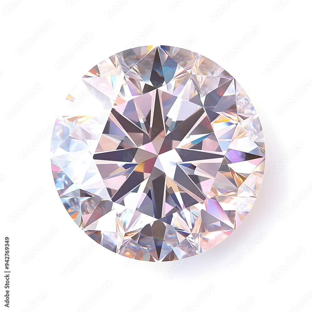 Shiny diamond gem isolated on white background Shiny diamond gem isolated on white background