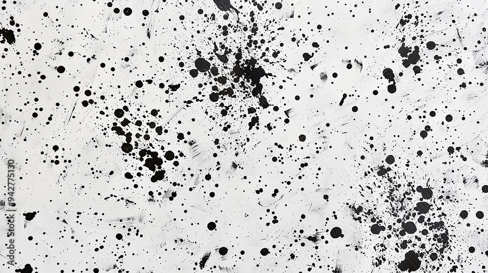 White Background With Black Speckles White Background With Black Speckles