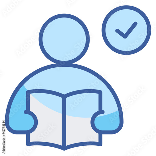 Reading Comprehension  Icon Element For Design