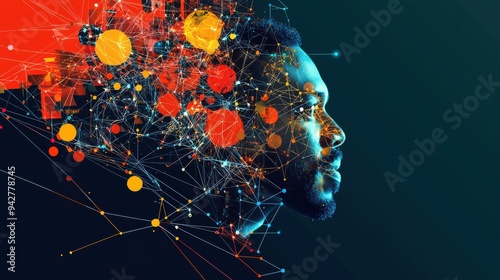 A group of diverse digital avatars interacting in a virtual workspace, with interconnected nodes representing blockchain technology surrounding them, symbolizing a secure decentralized federated photo