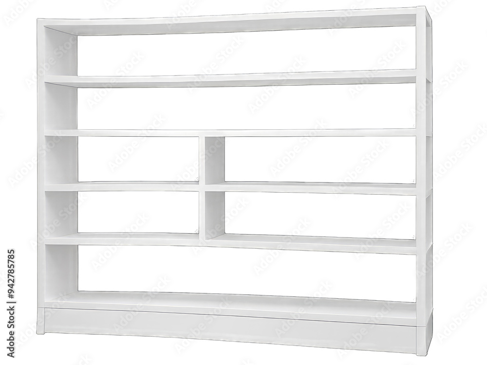 3d shelves with books illustration isolated on a transparent Background 3d shelves with books illustration isolated on a transparent Background