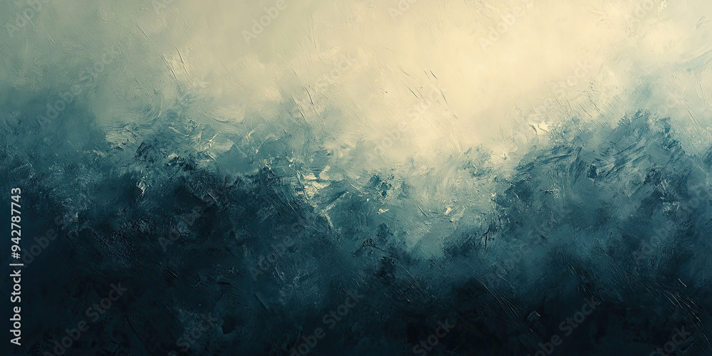 Oil paint strokes on wide canvas, textured color background, decorating art painting illustration, generated ai Oil paint strokes on wide canvas, textured color background, decorating art painting illustration, generated ai