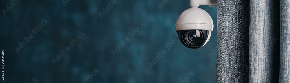 white security camera mounted on the wall, enhancing surveillance and safety in modern spaces. white security camera mounted on the wall, enhancing surveillance and safety in modern spaces.