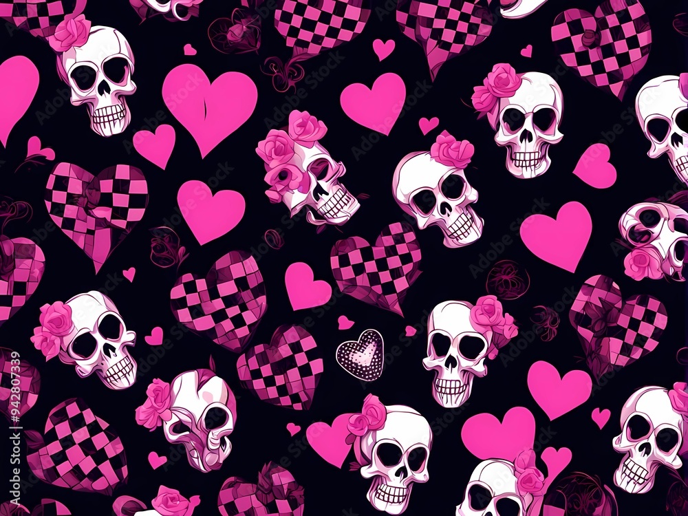 skull pattern skull pattern