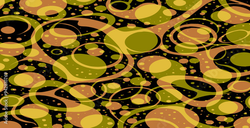 Abstract pattern. Illustration for printing on wall decorations. For use in graphics.
