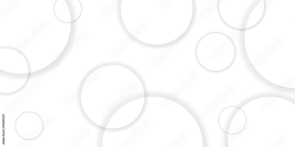 Abstract background with circle white abstract geometric background with soft light white paper circles in design .Gray abstract. Modern design background for report and project presentation template. Abstract background with circle white abstract geometric background with soft light white paper circles in design .Gray abstract. Modern design background for report and project presentation template.