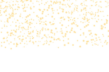 Gold Sparkle light glitter particle. Falling particles of light on transparent background. Stardust glow PNG. Glowing light confetti, Golden glitter bright. Luxury holiday decoration design elements
