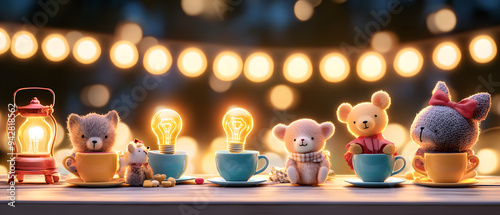 Wallpaper Mural The lightbulb background Torontodigital.ca