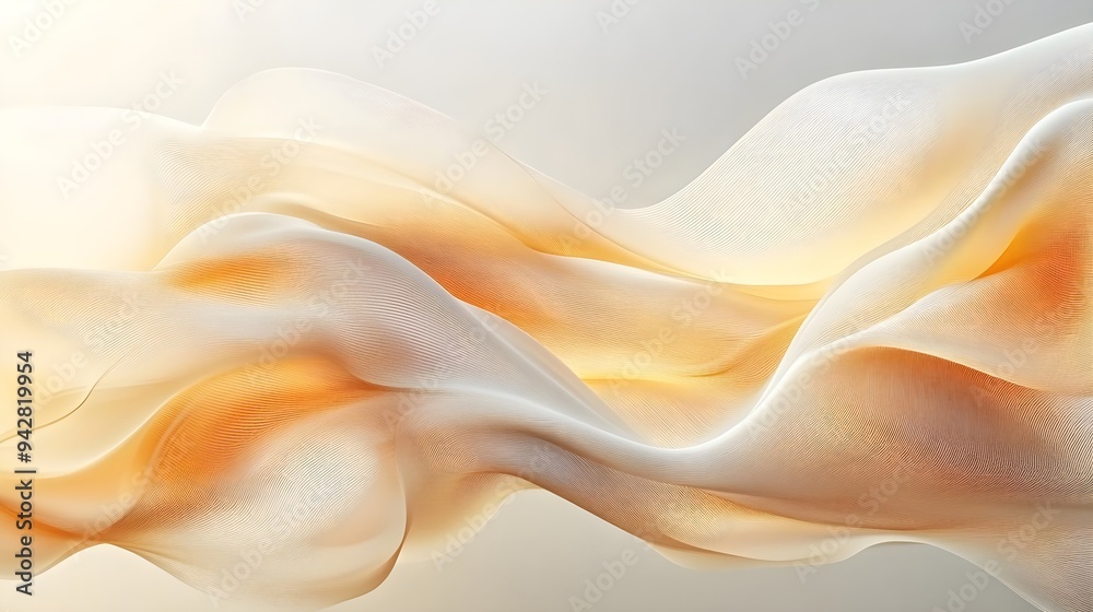 Abstract Beige & Orange Swirling Texture Background Abstract Beige & Orange Swirling Texture Background